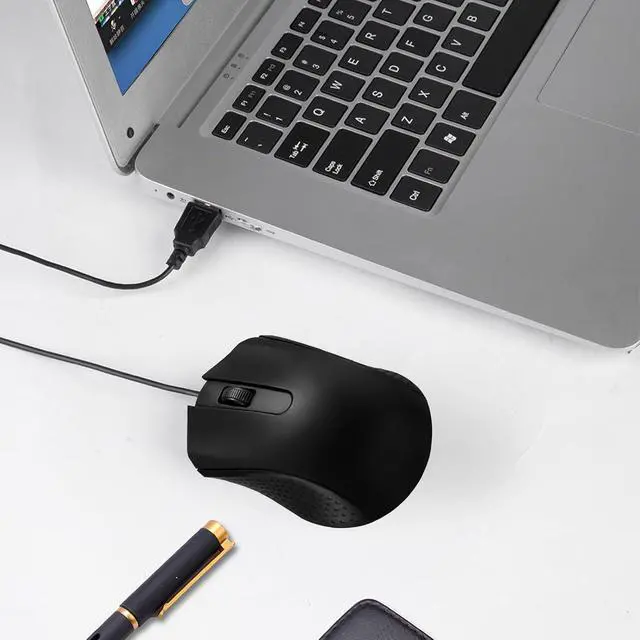 Alt view image 3 of 7 - 60 Pack Wired Mouse Bulk Computer Mouse Wired with Ergonomic Design Computer Mice Plug and Play USB for Students, Teachers Multi Device Compatibility for Classroom, Home, Office, Remote Work (60)