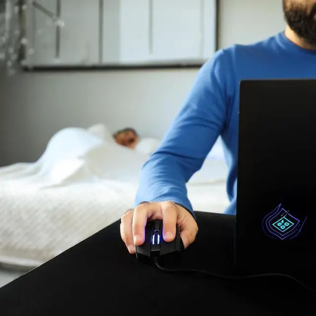 Alt view image 5 of 7 - MOJO Pro Performance Silent Gaming Mouse - Wired Mouse with 9 Programmable Buttons Including Sniper Key, 12000 DPI, 1000 Hz, Force Adjustable, Custom Profiles