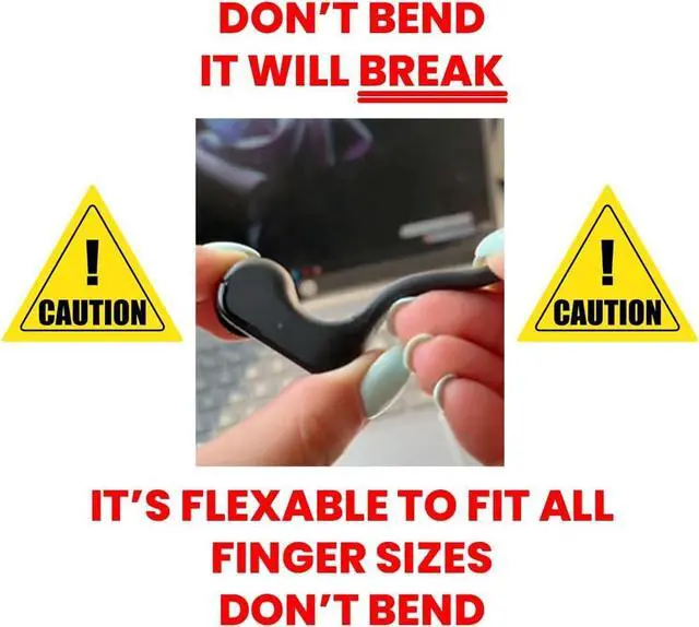 Alt view image 5 of 7 - AirKlc Finger Ring Mouse, Bluetooth Touchpad, Cursor Control, Video Scroll, Compatible with PC, Laptop, Mobile, Tablet