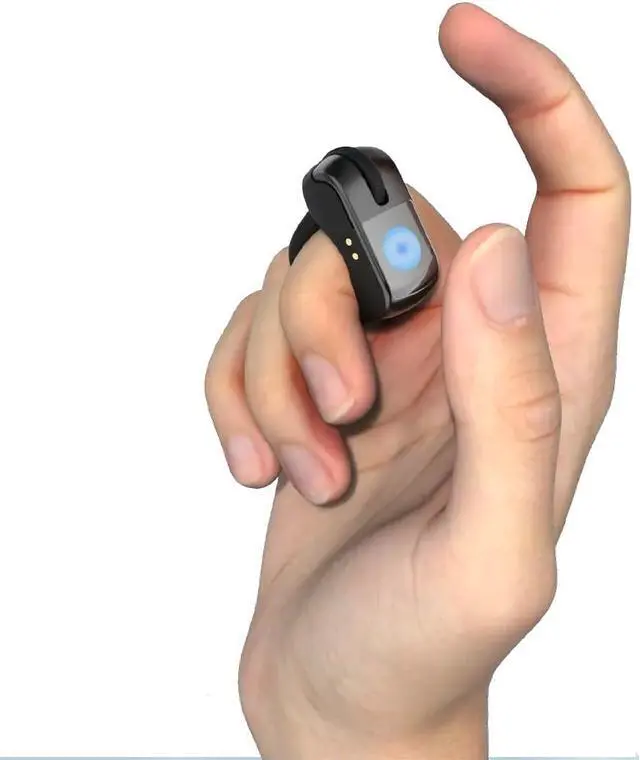 Alt view image 6 of 7 - AirKlc Finger Ring Mouse, Bluetooth Touchpad, Cursor Control, Video Scroll, Compatible with PC, Laptop, Mobile, Tablet