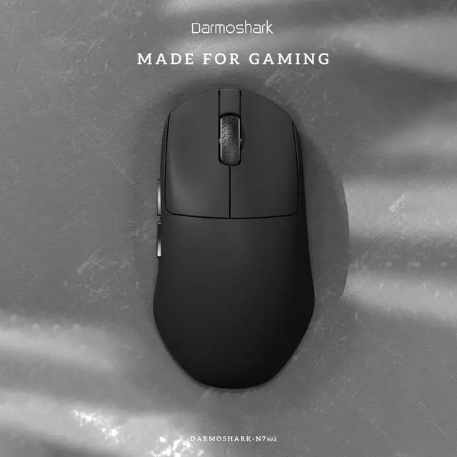 Alt view image 2 of 7 - Darmoshark N7 Wireless Gaming Mouse,Tri-Mode 8K/USB-C/Bluetooth,Up to 30000DPI,PAW3950 Optical Sensor Lightweight 49g,5 programmable Button,Computer Mouse for Laptop,PC,Mac(Black)