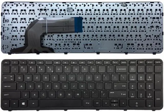 Main image of US Laptop Keyboard Compatible with Models 350 G1 350 G2 355 G2 752928-001 758027-001 6037b0095501 SG-59840-XUA with Frame