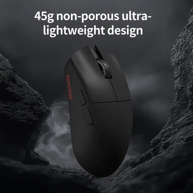 Alt view image 3 of 7 - Darmoshark M3XSPRO Mini Wireless Gaming Mouse,Tri-Mode 8K/USB-C/Bluetooth,Up to 30000DPI,PAW3950 Optical Sensor Lightweight 45g,5 programmable Button,Computer Mouse for Laptop,PC,Mac-B