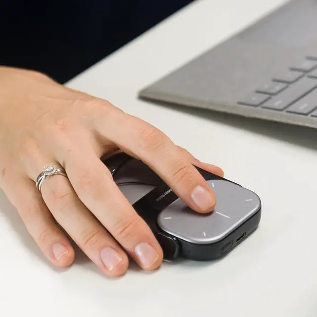 Alt view image 7 of 7 - 2025 New Wireless Mouse - 2 in 1 Detachable Computer Mouse, Presenter Presentation Pointers Remote with Laser, Ultra-Lightweight, Compatible with PC/Mac/Laptop (No ChatGPT, No Recording, Silver)