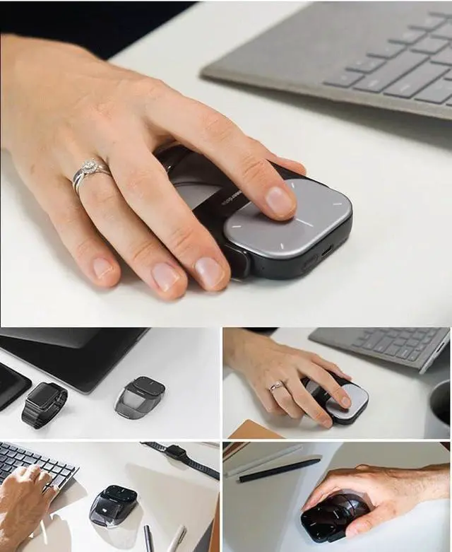 Alt view image 5 of 6 - Cheerdots2 Bluetooth Detachable Air Mouse Touchpad Mouse & Wireless Presenter, Voice Control, and Laser Pointer  Detachable, Perfect for Mac & Windows (CHP04 Recording)