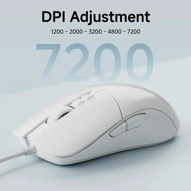 Alt view image 6 of 6 - EWEADN Wired Typewriterkeyboard and Mouse Combo, Typewriter Style Mechanical Gaming Keyboard,104 Keys Backlit LED Keyboards, Media Control Knob, Wired Keyboard Pink Switch for Windows/Mac/PC-White