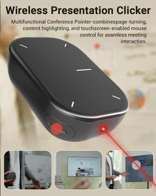 Alt view image 2 of 7 - Cheerdots2 Touchpad Bluetooth Mouse with Presentation Mode, Detachable & Portable Design, Smart Software Control, Wireless Mouse for Meetings, Remote Work & TravelBasic