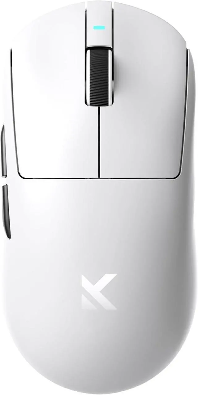Main image of Hyekit MCHOSE A7 Ultra Wireless Esports Gaming Mouse, Wireless/Wired Dual 8K Polling, 42,000 DPI, PAW3950 Optical Sensor, 59g Lightweight, 5 Programmable Buttons, 130 Hr Battery, for PC & Mac - White