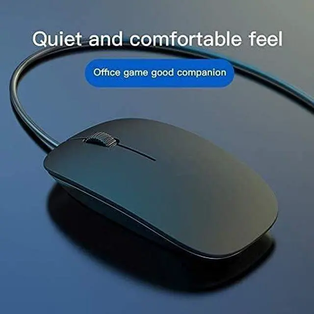 Alt view image 3 of 6 - USB Wired Computer Mouse, 1200DPI Optical Mouse, Ergonomic Shape, for Desktop Computers Laptops