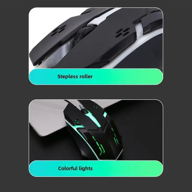 Alt view image 6 of 7 - Corded Illuminated Mouse Not only is it The Best Tool for Precise Control, it is Also a Small Helper in Your Life (Black) (NTYDE2)
