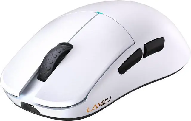 Alt view image 4 of 5 - Lamzu Atlantis Mini Champion Edition Wireless Gaming Mouse, Optical Switch,Ultra Lightweight 51g, Symmetrical, MCU Nordic 52840, Dustproof Encoder, PAW3950 Sensor, 8K Compatible-White