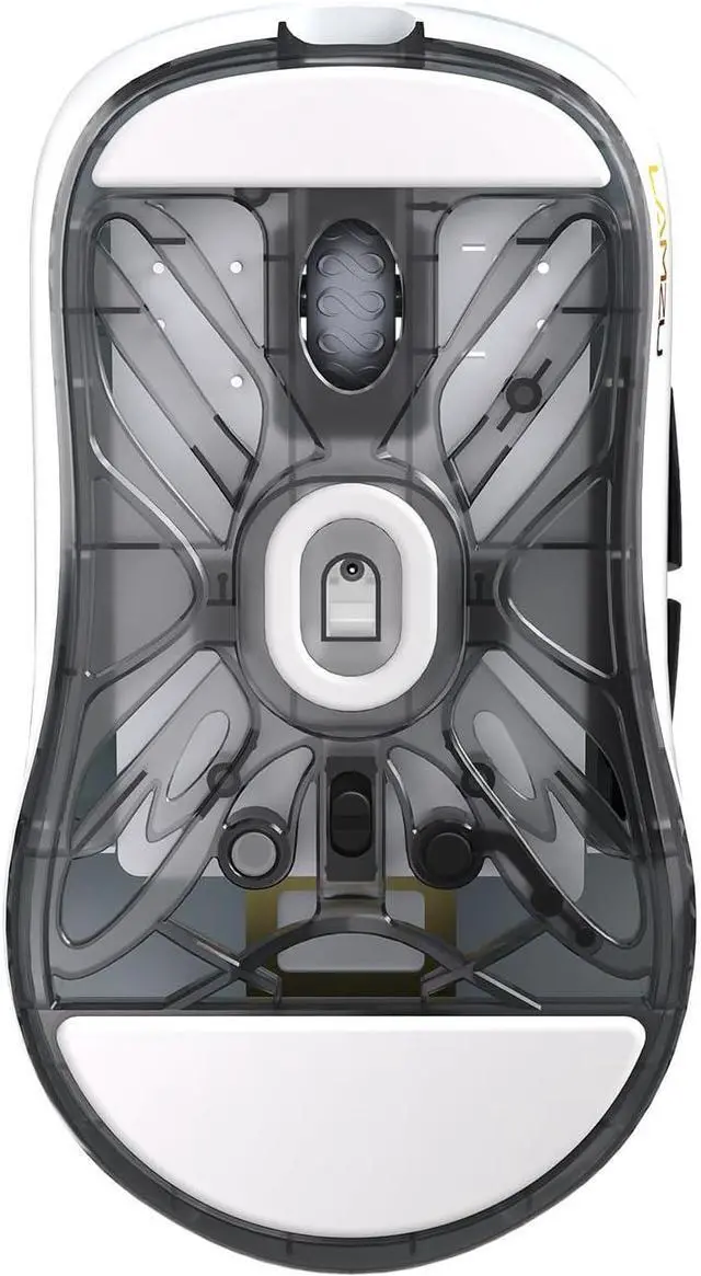 Alt view image 2 of 5 - Lamzu Atlantis Mini Champion Edition Wireless Gaming Mouse, Optical Switch,Ultra Lightweight 51g, Symmetrical, MCU Nordic 52840, Dustproof Encoder, PAW3950 Sensor, 8K Compatible-White