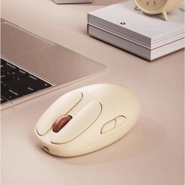 Alt view image 5 of 7 - Mouse Wireless Mouse 2.4G Ergonomic Optical Mouse Computer Mouse for Laptop, PC, Computer Rrechargeable Dual-Mode Mouse Computer Mouse