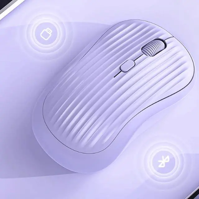 Alt view image 4 of 7 - Wireless Mouse 2.4G Quiet Computer Mouse with USB Receiver Portable Cordless Mice for Laptop, PC, 800/1200/1600 DPI