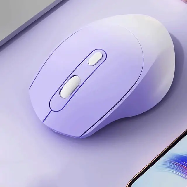 Alt view image 5 of 6 - Computer Mouse Wireless Mouse 2.4G Quiet Computer Mouse with USB Receiver Portable for Laptop, PC, with a Mouse pad 800/1200/1600 DPI Wireless mice