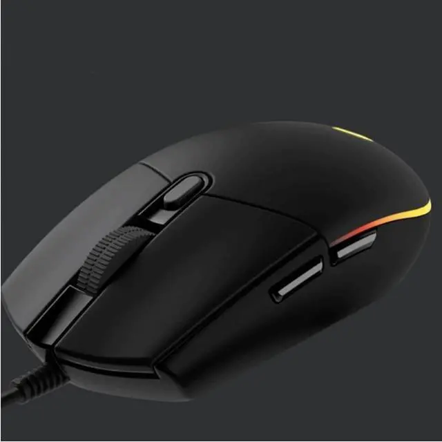 Alt view image 2 of 3 - Mouse Gaming Mouse, Wired Optical Mouse with 6 Buttons RGB Lighting for laptops, desktops, Business Offices Touch Scroll Wheel Classic Black Computer Mouse