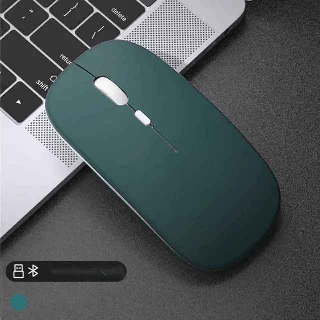 Alt view image 2 of 7 - Computer Mouse Wireless Mouse, 2.4G Ergonomic Optical Mouse, Computer Mouse for Laptop, PC, Computer 1600 DPI Rechargeable Silent Wireless mice