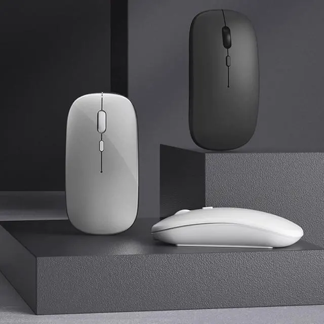 Alt view image 6 of 7 - Computer Mouse Wireless Mouse, 2.4G Ergonomic Optical Mouse, Computer Mouse for Laptop, PC, Computer 1600 DPI Rechargeable Silent Wireless mice
