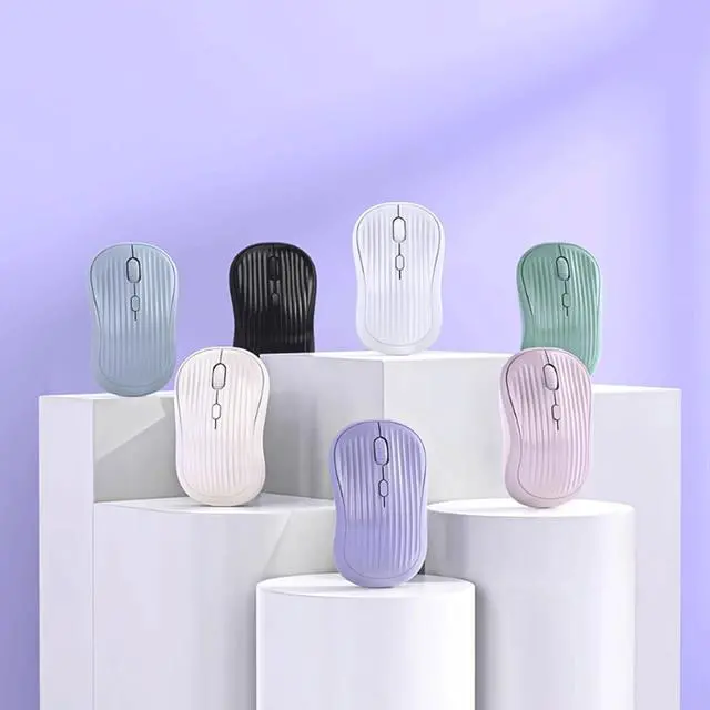 Alt view image 5 of 7 - Wireless Mouse 2.4G Quiet Computer Mouse with USB Receiver Portable Cordless Mice for Laptop, PC, 800/1200/1600 DPI