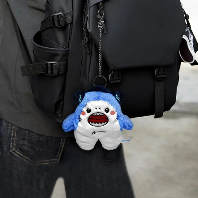 Alt view image 7 of 7 - ATTACK SHARK X3 Wireless Gaming Mouse + Official Mascot Plush Bundle  Tri-Mode 26K DPI Mouse with PAW3395 Sensor & Cuddly Shark Keychain for Gamers-Red