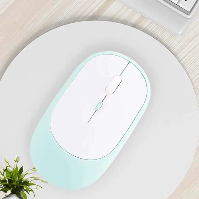 Alt view image 2 of 7 - Wireless Mouse with 2.4G USB Dual Mode Receiver Rechargeable 1600 DPI Portable Computer Mouse Slim and Silent for Laptops PC