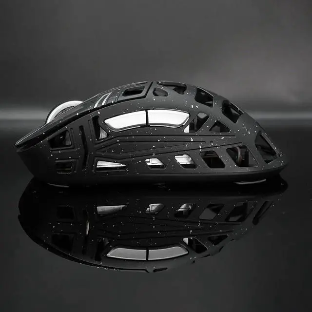 Alt view image 3 of 5 - MK x WLMOUSE Sword X Magnesium Wireless 8K Mouse (Black Dot, Black)