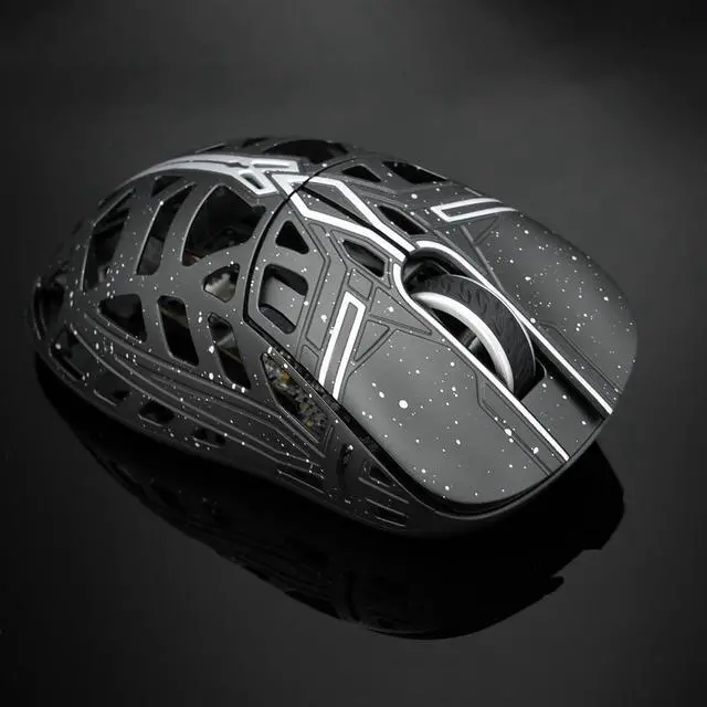 Alt view image 2 of 5 - MK x WLMOUSE Sword X Magnesium Wireless 8K Mouse (Black Dot, Black)