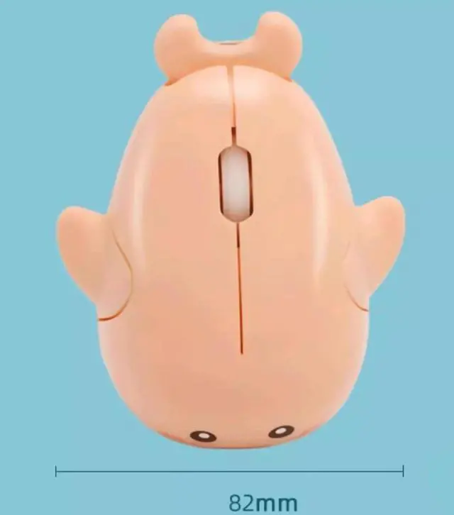 Alt view image 3 of 7 - Cute Wireless Mouse with 2.4GHz USB Receiver Dual Mode Computer Mouse Silent Clicks for Laptops PC Office Students Home