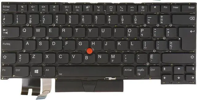 Main image of Laptop Computer Replacement Keyboard for Lenovo ThinkPad T14s Gen 1, T490s T495s, 20T0 20T1 20UH 20UJ 20QJ 20QK 20NX 20NY Backlit (CA CF Canadian Layout)
