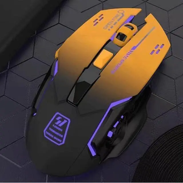 Alt view image 5 of 6 - Computer Mouse Gaming Mouse Wireless, Ergonomic Gamer Laptop Pc Optical Computer Mice 6 Adjustable Dpi Up to 2400 for Many Computer Devices Wireless mice