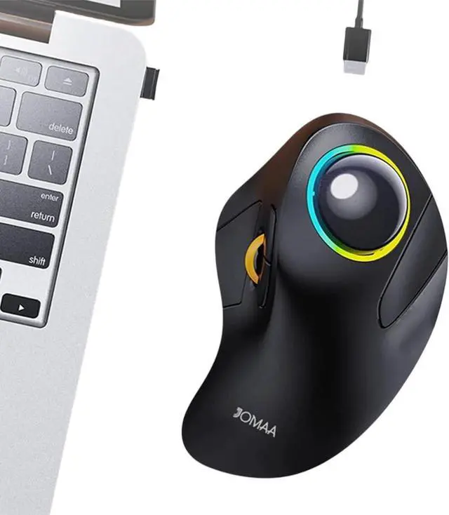 Main image of Computer Laptop Mouse 2.4G & Bluetuth-Compatible Rechargeable 5 Adjustable Dpi 44Mm Ball 3 Device Connection for Pc Mac