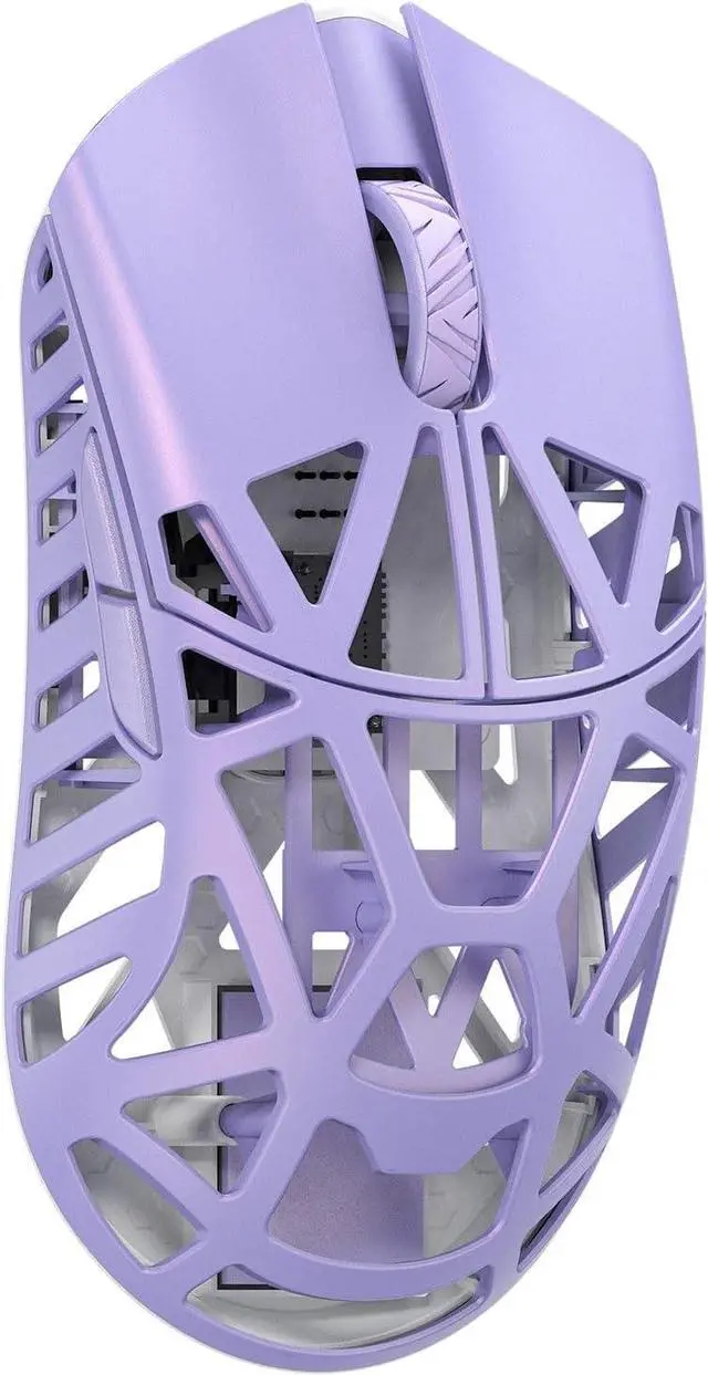Main image of MK x WLMOUSE Beast X Pro Wireless 8K Mouse with Side Slits (OM Optical, Soft Lilac)