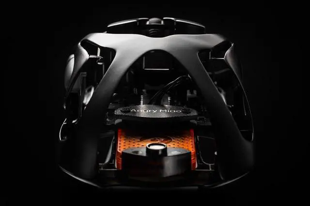 Alt view image 2 of 7 - AM Infinity Gaming Wireless Mouse, 49g Metal Ultralight Hollow Design, 30000 DPI PAW3950 Sensor, Dual 8K Polling, Hot-Swappable Battery, DIY RGB Lighting  2.4G/Bluetooth/Wired Gaming Computer Mouse