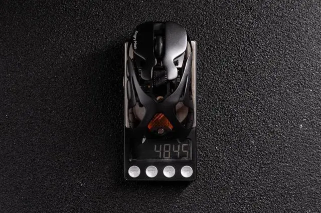 Alt view image 3 of 7 - AM Infinity Gaming Wireless Mouse, 49g Metal Ultralight Hollow Design, 30000 DPI PAW3950 Sensor, Dual 8K Polling, Hot-Swappable Battery, DIY RGB Lighting  2.4G/Bluetooth/Wired Gaming Computer Mouse