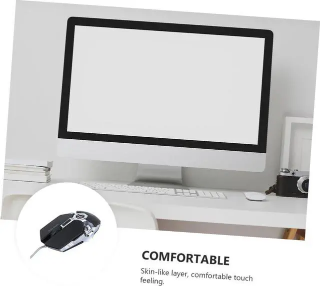 Alt view image 2 of 7 - 1pc Gaming Mouse Gaming Mouse Computer Mouse Wired Mouse Professional Gaming Mouse Luminous Mouse Computer USB Mouse Primary Mechanical Mouse Plastic/5 (Color: Blackx3pcs Size: 12.5X6.3CMx3pcs) (Blac