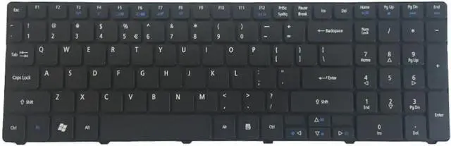 Alt view image 4 of 5 - Compatible US Laptop Keyboard Compatible with EMachine E440 E640 E640G E642 E642G G460 G460G E442 E442G E442Z E442ZG E443 E529 E530 E644 E644G