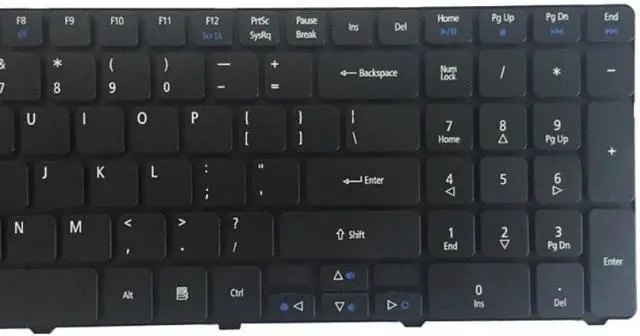 Alt view image 3 of 5 - Compatible US Laptop Keyboard Compatible with EMachine E440 E640 E640G E642 E642G G460 G460G E442 E442G E442Z E442ZG E443 E529 E530 E644 E644G
