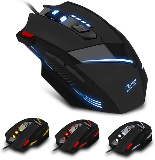 Alt view image 5 of 7 - 2pcs Professional Gaming Mouse Wire Mouse Laptop Mouse Professional Gaming Mouse Computer Mouse Optical Mouse/3