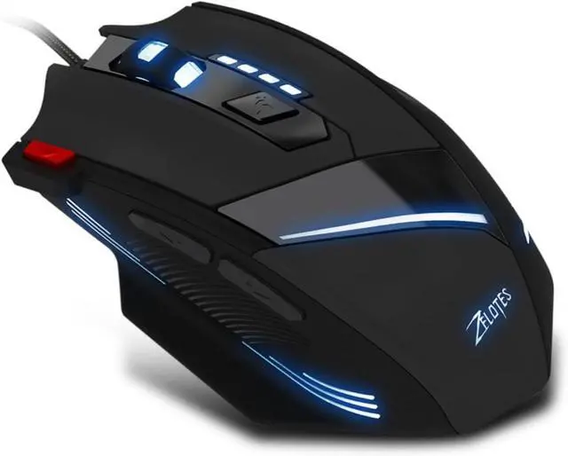 Alt view image 3 of 7 - 2pcs Professional Gaming Mouse Wire Mouse Laptop Mouse Professional Gaming Mouse Computer Mouse Optical Mouse/3