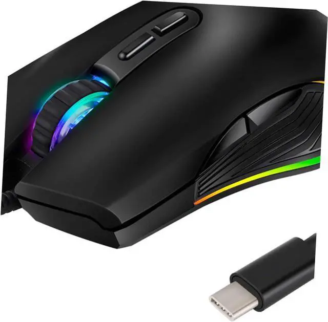 Alt view image 7 of 7 - 7 Computer Gaming Wire Mouse Corded Mouse Gamer Computer Mouse Gaming Wired Optical Gamer Wired Computer Mouse for Computer Mechanical Computer Mouse Gaming Mouse USB Game Console/4