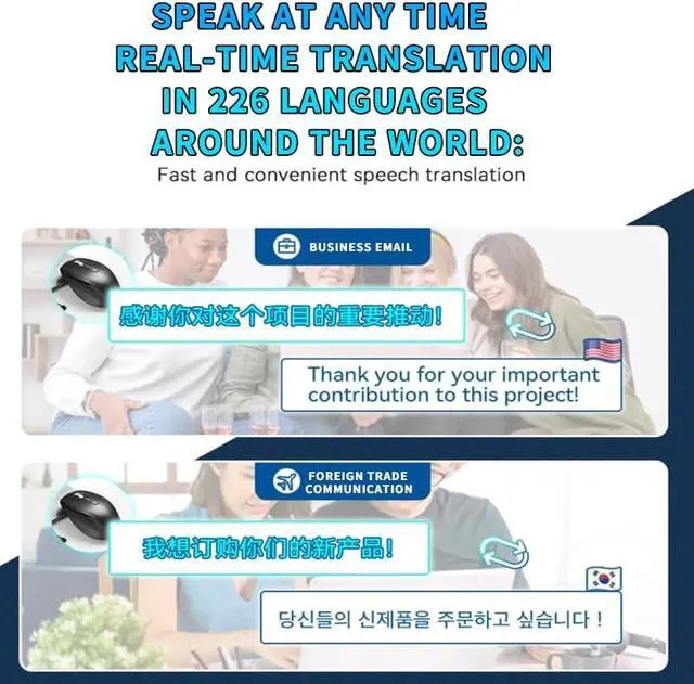 Alt view image 3 of 6 - JOMAA Wireless + Bluetooth AI Mouse Smart Voice Mouse Support Stroke Translation Voice Input Conversion to Improve Work Efficiency, Applicable to Win, Mac (White)