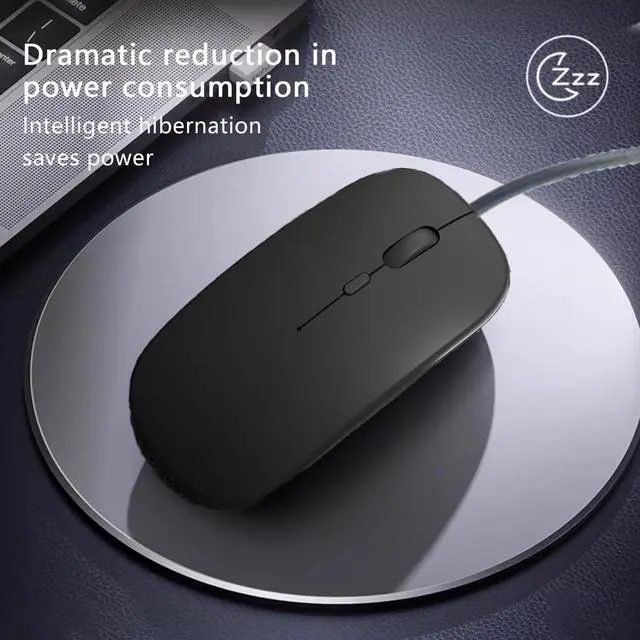 Alt view image 5 of 7 - Wired Mouse, USB Computer Mouse, 3 Buttons Home and Office Mouse for Laptop,Computer,PC,Desktopfor Righty or Lefty Use,Black