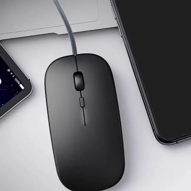 Alt view image 7 of 7 - Wired Mouse, USB Computer Mouse, 3 Buttons Home and Office Mouse for Laptop,Computer,PC,Desktopfor Righty or Lefty Use,Black