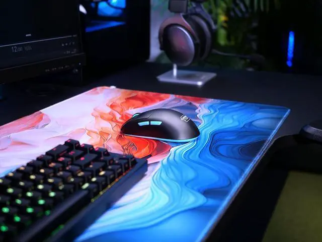 Alt view image 4 of 6 - M68 Wireless, Ultralight Wireless Gaming Mouse, 2.4 GHz, Optimized for E-Sports, Symmetrical Shape with Extra Low Front, Black