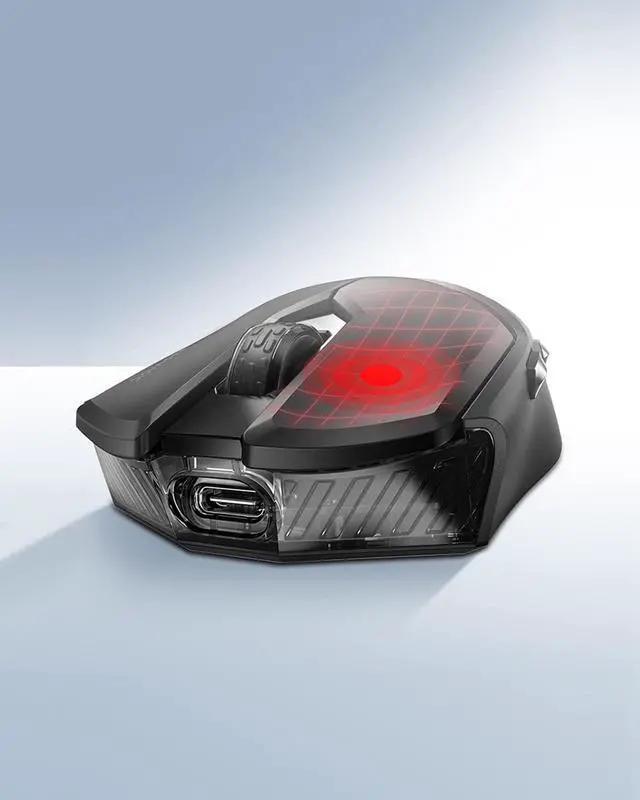 Alt view image 5 of 7 - REDMAGIC Gaming Mouse, Tri-Mode Mouse Gaming with 26000 DPI, PC Gaming Mice with RGB Backlit Programmable Ergonomic Mouse Gamer, Lightweight, Rechargeable, 100Hrs for Windows, Mac Gamer, Black