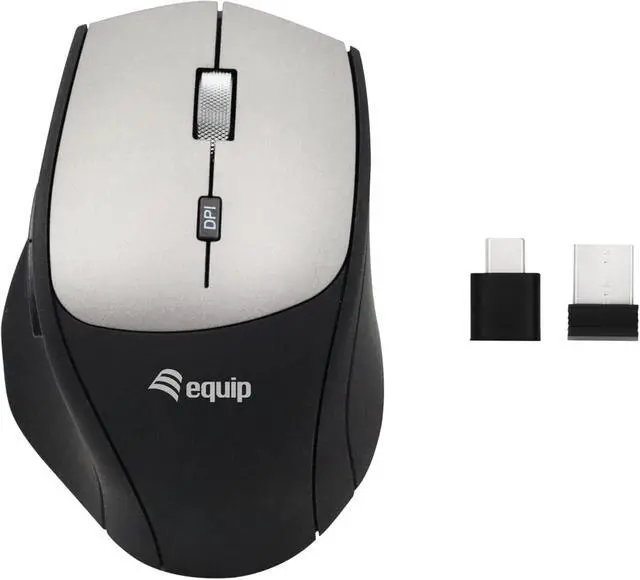 Alt view image 2 of 5 - Equip 245115 Dual Connector Wireless Mouse (USB-C+A)
