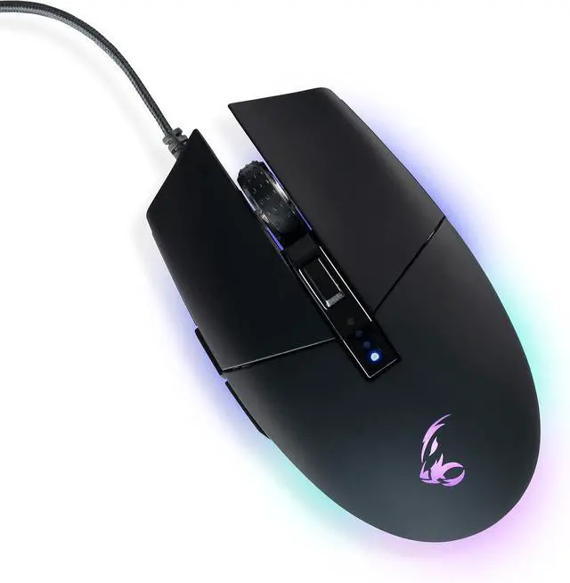 Alt view image 2 of 3 - MRGS202 Gaming Mouse with Cable 6 Buttons USB 2.0 Black