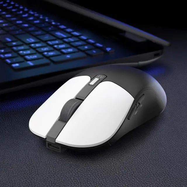 Alt view image 7 of 7 - AI GPT Mouse, Voice Typing, Voice and Word Translation, Multi-Language Reading, Code Generation, SWOT Analysis, Dual 2.4G or Bluetooth Wireless Mode Type-C Charging Port, Win7/10/11; MacOS10.15+