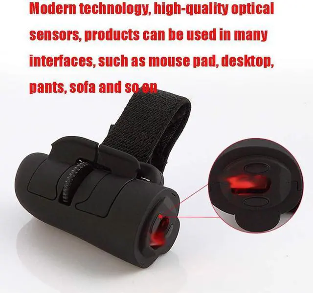 Alt view image 5 of 7 - 2.4G Wireless Finger Mouse Wireless Optical Pen Mouse for Laptop for PC Notebook Computer (3 Pieces) Black 603030MM (Purple 60 * 30 * 30MM)