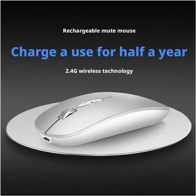 Alt view image 6 of 7 - Bluetooth Dual-Mode Wireless Mouse(Singlemodemetalash)